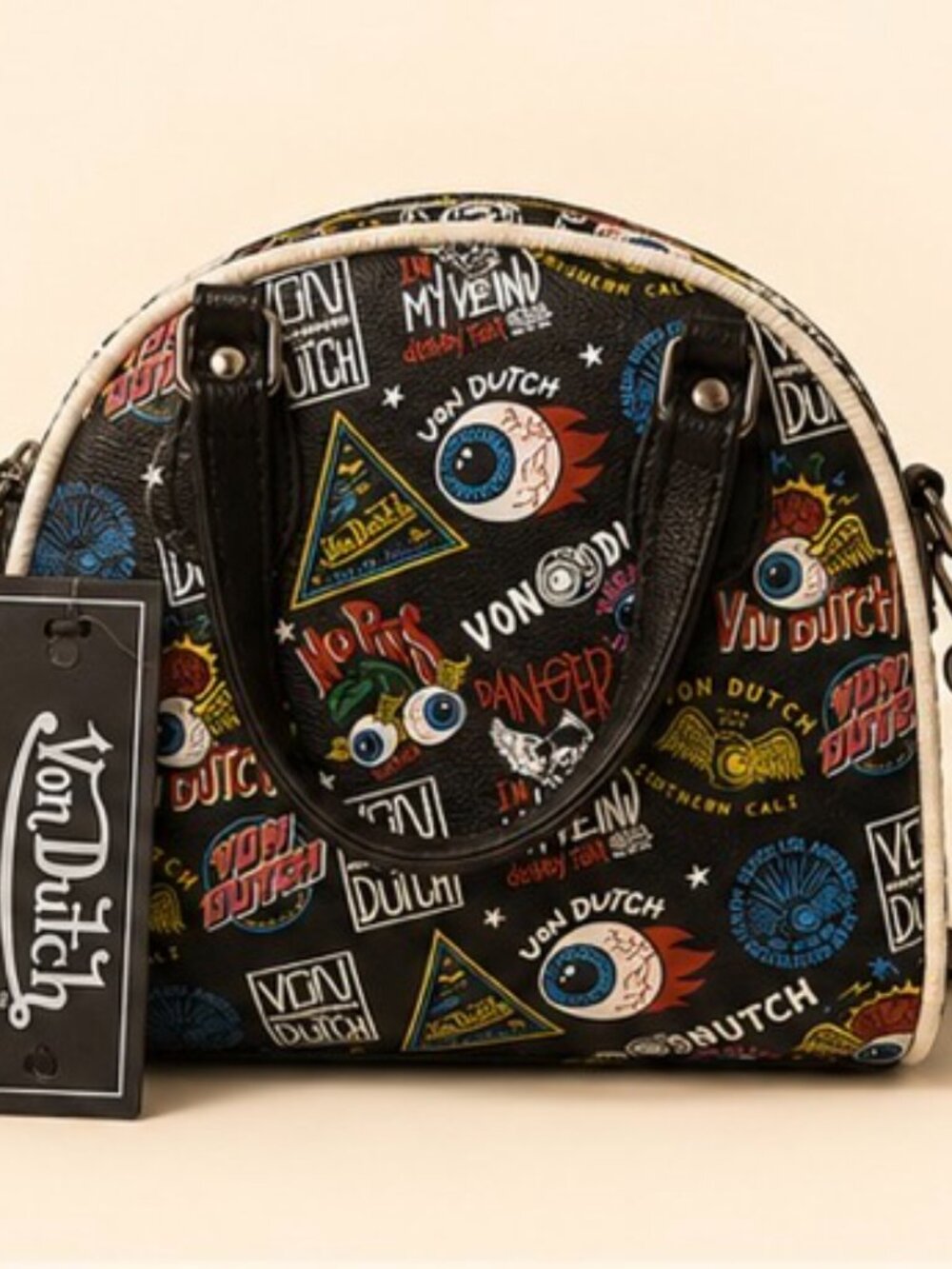 Von Dutch Graphic Mini Crossbody Bag NWT